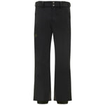 Descente Swiss Insulated Pant 2025 - Black insulated ski pants with a zippered pocket on the right thigh and two belt loops at the waist.
