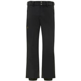 Descente Swiss Insulated Pant 2025 - Black insulated ski pants with a zippered pocket on the right thigh and two belt loops at the waist.