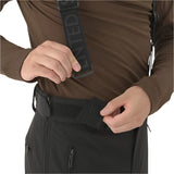 Descente Swiss Insulated Pant 2025 - Black insulated ski pants with a zippered pocket on the side.