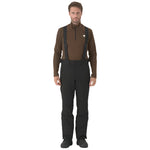 Descente Swiss Insulated Pant 2025 - A pair of black insulated ski pants with a zippered fly and two side pockets.
