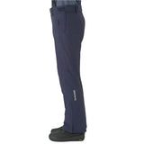 Descente - A pair of navy blue insulated ski pants with a white logo on the left leg.