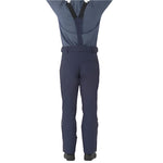 Descente Swiss Insulated Pant 2025 - A pair of dark gray insulated ski pants with a black strap on the back.