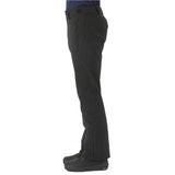 Descente Crown Insulated Pant 2025 - Black insulated ski pants with zippered pockets and adjustable cuffs.
