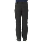Descente Crown Insulated Pant 2025 - Black insulated ski pants with a zippered pocket on the right thigh and two zippered pockets at the waist.
