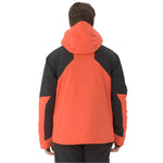 Descente Cody Insulated Jacket 2025 - A black jacket with a red zipper and two zippered pockets on either side.