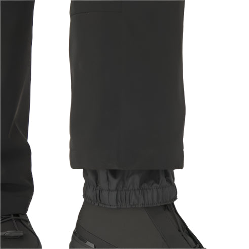 Descente Women's Giselle Insulated Pant 2025 - Black insulated ski pants with a zippered pocket on the side of one leg.