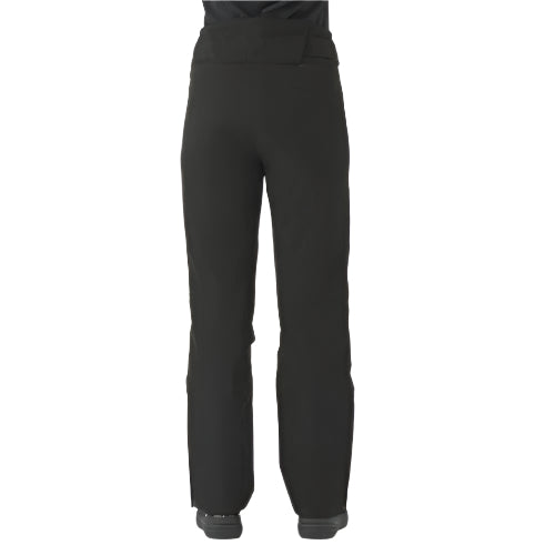 Descente Women's Giselle Insulated Pant 2025 - Black insulated ski pants with a zippered pocket on the side of one leg.