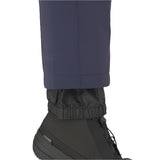Descente Women's Giselle Insulated Pant 2025 - Black insulated snow pants with a zippered pocket on the side of one leg.