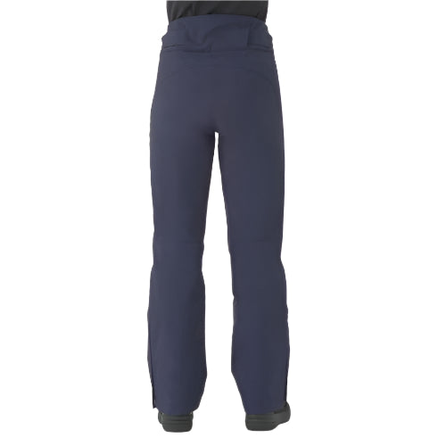 Descente Women's Giselle Insulated Pant 2025 - A pair of dark gray women's ski pants with a subtle pattern and zippered pockets.