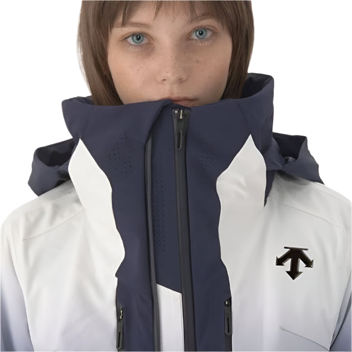 DESCENTE スキーウェア ホワイト/ネイビー Descente Women's Swiss Insulated Jacket 2025 – Ski Pro AZ