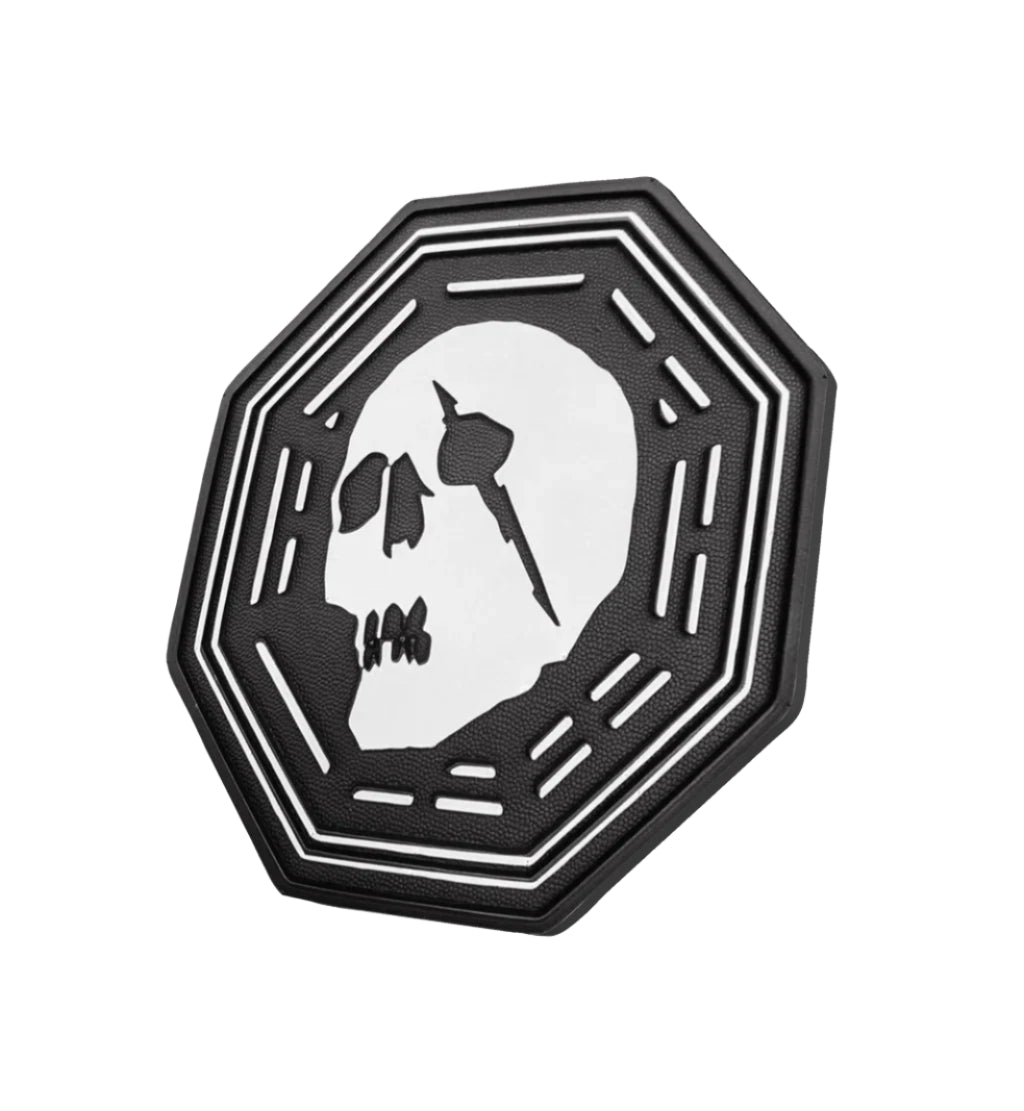 CAPiTA Dharma Stomp Pad 2026 - A black stomp pad with a white logo featuring a stylized "C" and a mountain range.