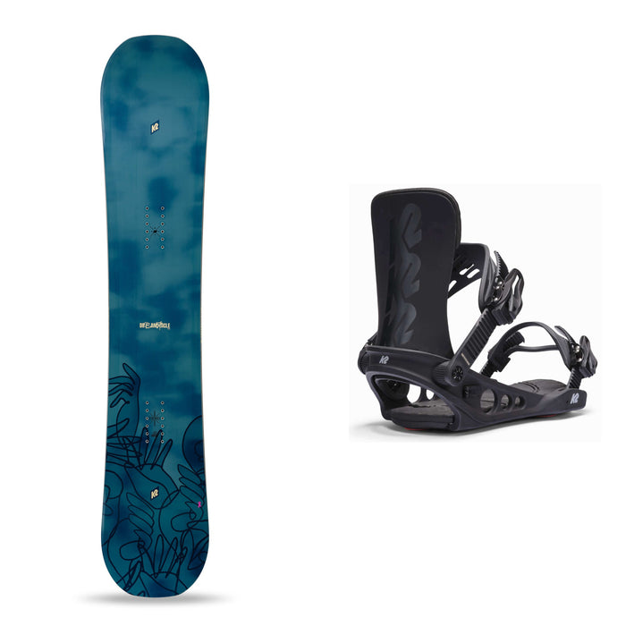 K2 Women's Dreamsicle Snowboard with K2 Meridian Binding 2025