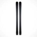 Dynastar Menace 90 Skis 2023 - A pair of black skis with rounded tips and a subtle white logo on the top sheet.