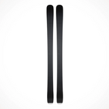 Dynastar Menace 90 Skis 2023 - A pair of black skis with rounded tips and a subtle white logo on the top sheet.