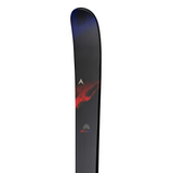 Dynastar Menace 90 Skis 2023 - A black ski with a red and blue graphic design on top.