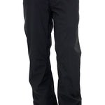 Turbine E2F Shell Pant 2025 - Black snow pants with a silver snap button on the front pocket.