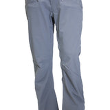 Turbine E2F Shell Pant 2025 - A pair of gray snow pants with a belt loop and two front pockets.