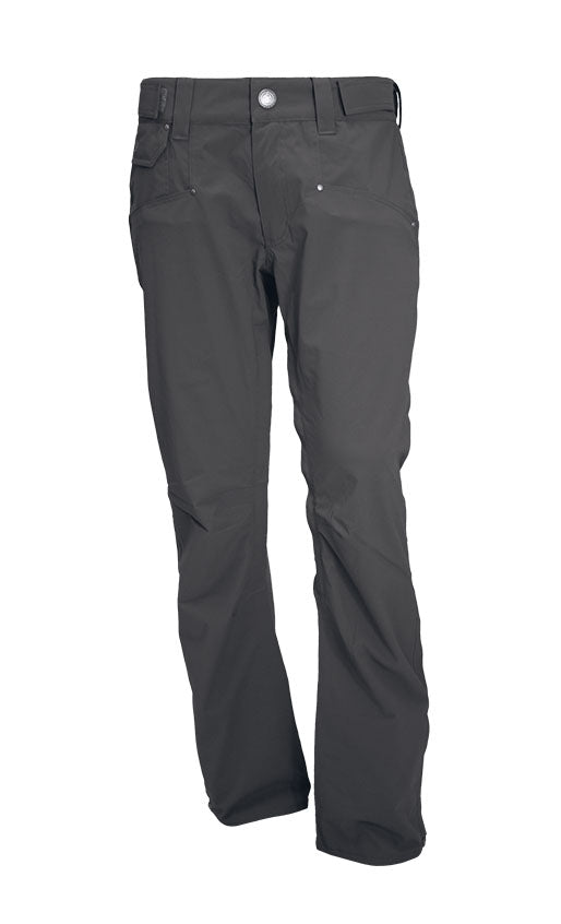 Turbine E2F Shell Pant 2025 - Black pants with a slight sheen to fabric, two zippered pockets on front and one zippered pocket on back.
