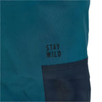 Airblaster Elastic Boss Shell Pant 2025 - A pair of dark green snow pants with a textured pattern and black accents on the side pockets.