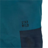 Airblaster Elastic Boss Shell Pant 2025 - A pair of dark green snow pants with a textured pattern and black accents on the side pockets.