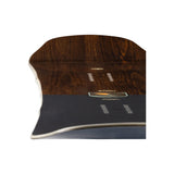 Arbor Element Rocker Snowboard 2025 - A dark brown snowboard with a subtle wood grain pattern on its top surface.