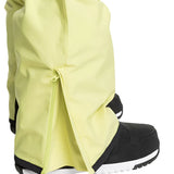 Quiksilver Utility Shell Pant 2025 - A pair of khaki-colored snow pants with a zippered fly and adjustable cuffs.