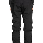 Quiksilver Utility Shell Pant 2025 - Black snow pants with zippered pockets and adjustable cuffs.