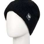 Roxy Women's Valwood Beanie 2025 - Black beanie with a white logo on the front.