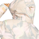 Roxy Women's Dawnrae Parka Jacket 2025 - A pastel pink parka jacket with a hood and zip closure.