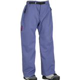 Airblaster Women's Every Body Shell Pant 2025 - A pair of gray snow pants with a black belt and zipper on the left side.