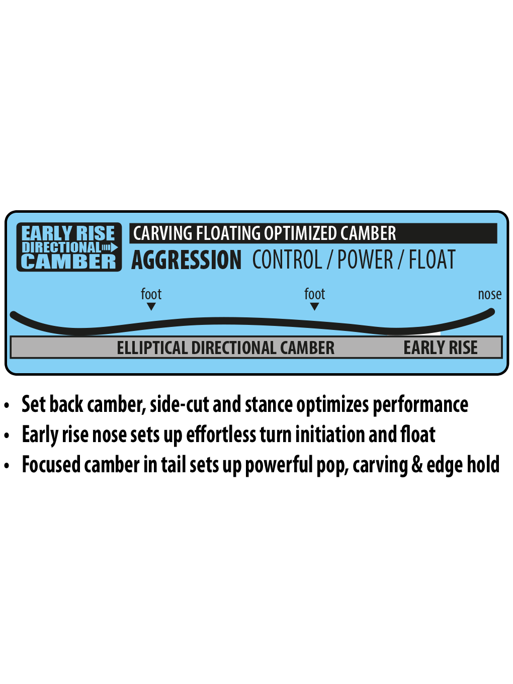 Lib Tech Lib Rig Snowboard 2025 - A snowboard with a black base and white lettering on top.