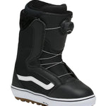 Vans Women's Encore OG Snowboard Boot 2025 - Black snowboard boot with white accents and a brown sole.