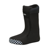 Vans Women's Encore OG Snowboard Boot 2025 - A black snowboard boot with a white checkered pattern on the toe and heel.