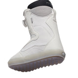 Vans Women's Encore OG Snowboard Boot 2025 - A white snowboard boot with a black logo on the tongue and a textured sole.