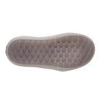 Vans Women's Encore OG Snowboard Boot 2025 - A white snowboard boot with a black logo on the side and a textured rubber sole.