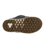 Vans Women's Encore Pro Snowboard Boot 2025 - A black snowboard boot with a white sole and laces.