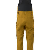 Flylow Firebird Bib 2025 - Black bib with black straps, zippered leg pockets, and a flylow logo on the left thigh.