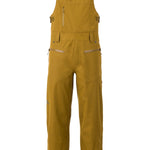 Flylow Firebird Bib 2025 - Black bib with white logo on left thigh and black straps.