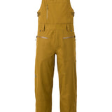 Flylow Firebird Bib 2025 - Black bib with white logo on left thigh and black straps.