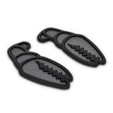 Crab Grab Mega Claw Stomp Pad 2025 - A black stomp pad with a claw design and a textured surface.