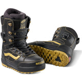 Vans Invado Pro Limited Edition Snowboard Boots 2026 - Black snowboard boots with yellow accents and a textured sole.