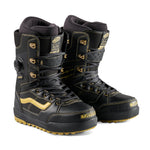 Vans Invado Pro Limited Edition Snowboard Boots 2026 - Black snowboard boots with yellow accents and a textured rubber sole.