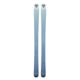 Faction Dancer 2 Ski 2026 - A pair of skis with a light blue gradient color scheme and black bindings.