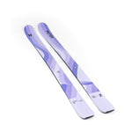 Faction Dancer 2 Ski 2026 - A pair of skis with a purple and white color scheme, featuring a wavy pattern on the top sheet.