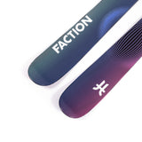 Faction Studio 2 Ski 2025 - A navy blue ski with a white logo on the tip and a subtle gradient effect along its length.