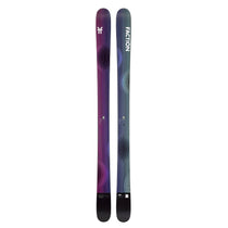 Faction Studio 2 Ski 2025 - A purple ski with a white logo on top and a black tip at the bottom.