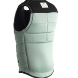 Follow Project One Impact Vest 2024 - A black vest with a white logo on the chest and shoulder straps.