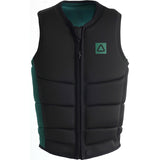 Follow Corp Impact Vest 2024 - Black vest with a green logo on the left chest area.