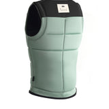 Follow Women's Project One Impact Vest 2024 - A mint green vest with a black shoulder strap and white stitching.