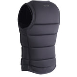 Follow Women's Corp Comp Vest 2024 - Black vest with white logo on chest and shoulder straps.